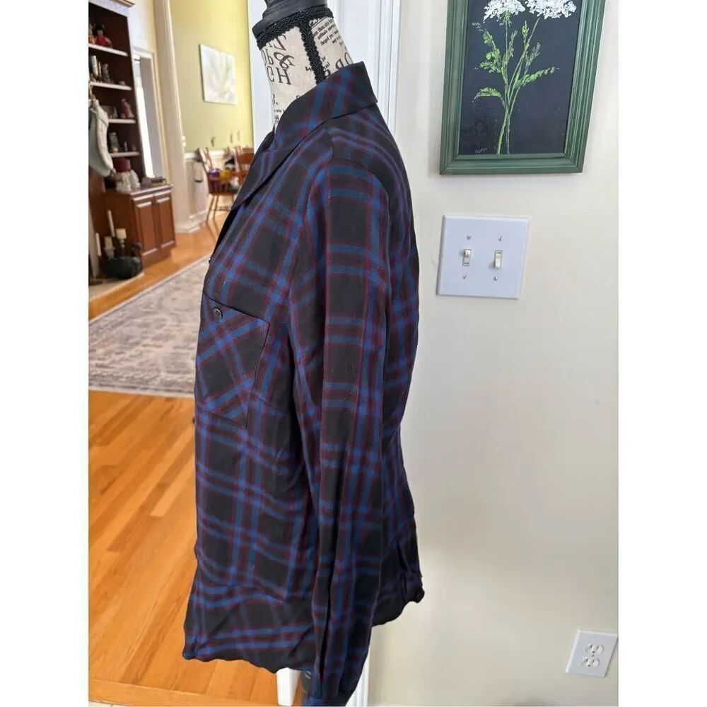 Cabi Moody Plaid Peplum Shirt - Picture 7 of 10